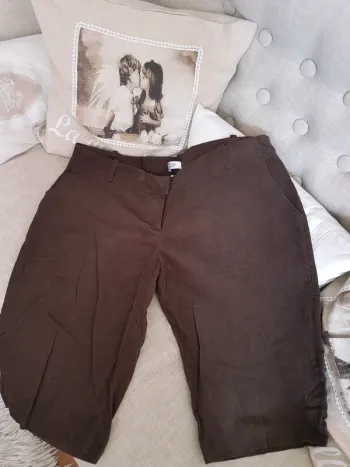 Short bermuda velours très fin marron Pimkie T 42 Neuf