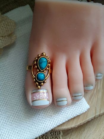 Bague orteil style oriental