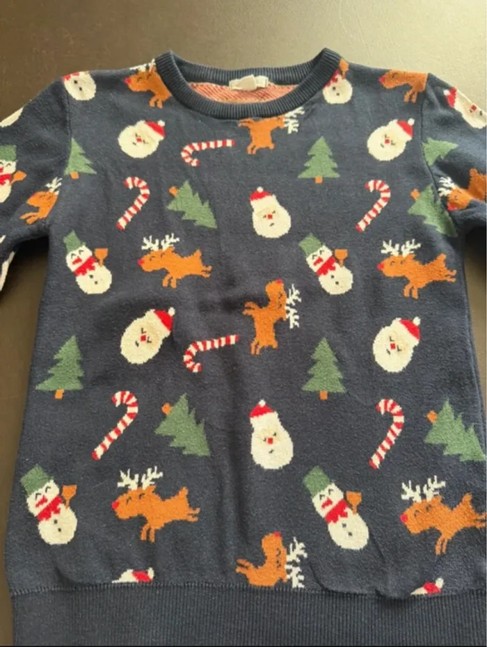 Pull de Noël garçon 8 ans Vertbaudet - photo numéro 3