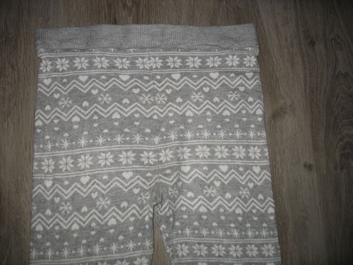LEGGING GRIS A MOTIFS BLANC "ESMARA" - TAILLE 42 - n°02 - photo numéro 2