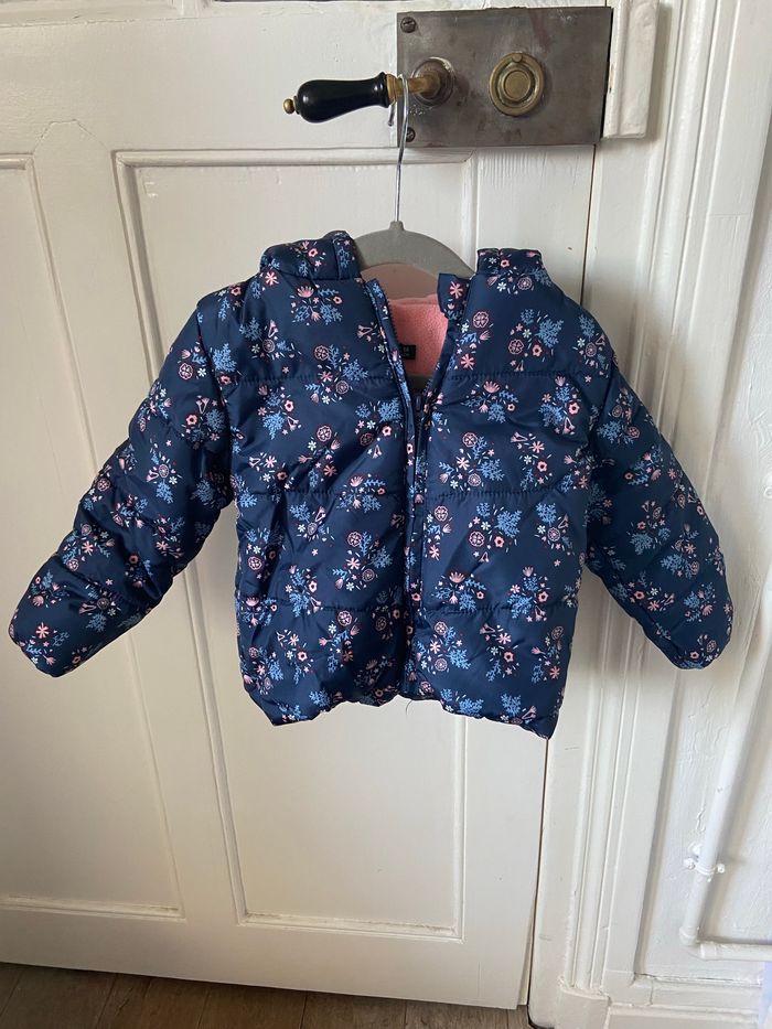 Manteau doudoune doublé polaire