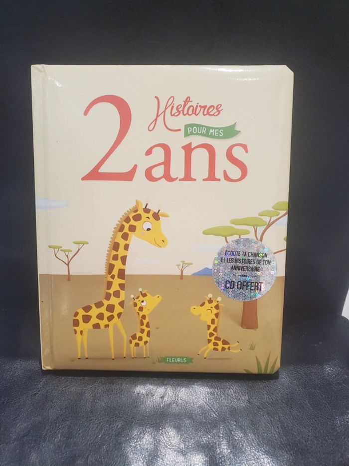 Livre Histoires pour mes 2 ans avec CD