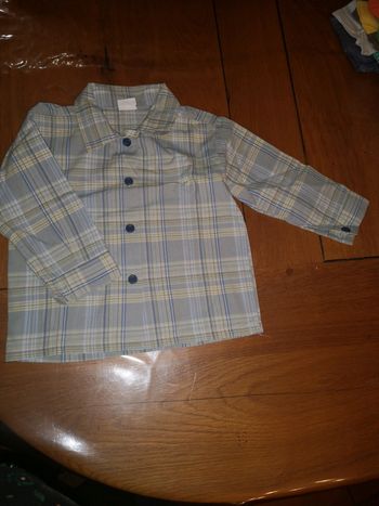 Chemise manches longues 12 mois garçon