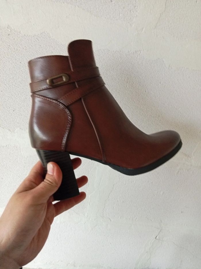 Bottines marron femme 38 - photo numéro 5
