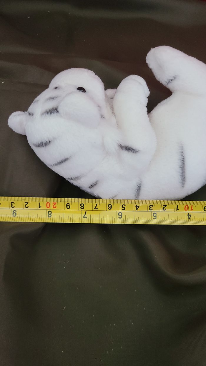 Peluche Petit Tigre Blanc - photo numéro 5