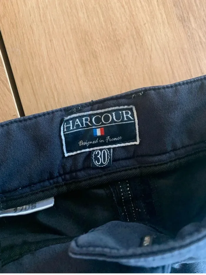 Pantalon d’équitation Harcour – Taille  30  – Bleu Marine - photo numéro 3