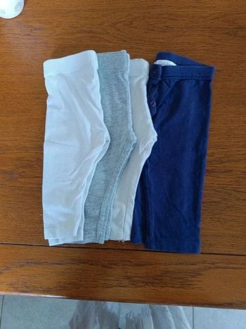 Lot 4 leggings 6M