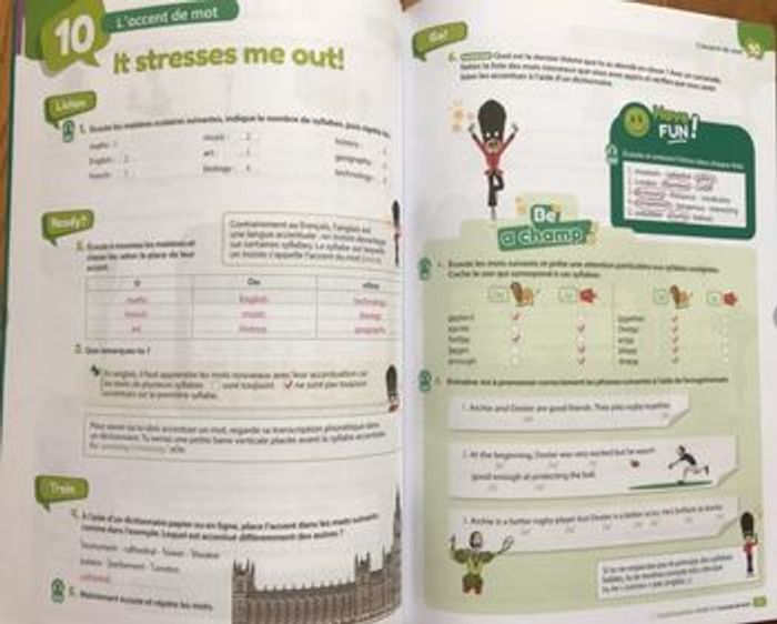 Be a Champ! - Mon cahier de prononciation - Anglais Collège - avec corrigés - photo numéro 3