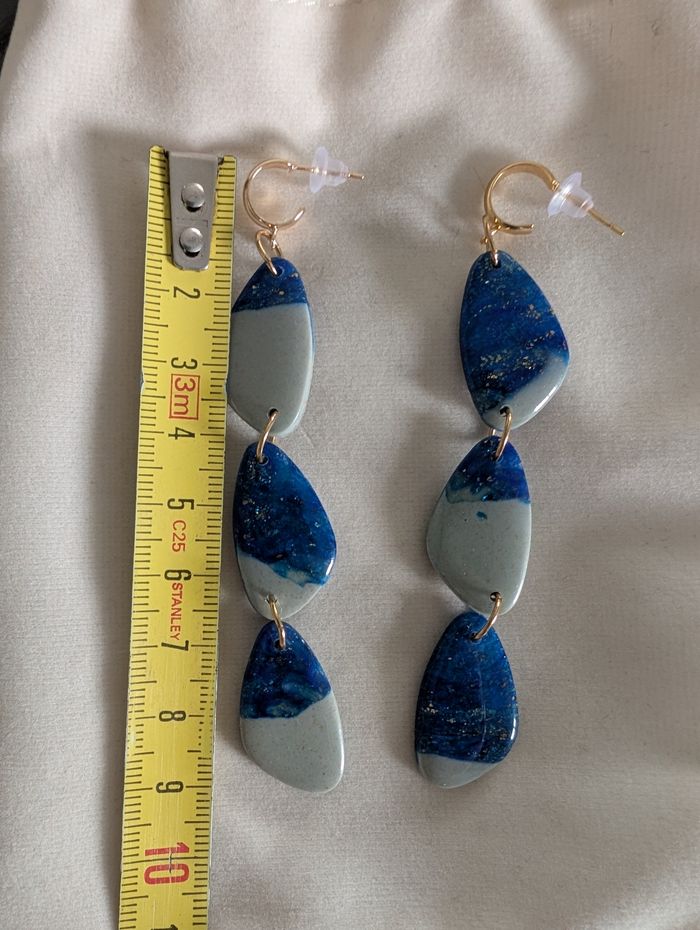 BO pendantes bleues - photo numéro 3