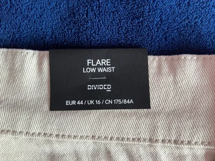 Pantalon en twill modèle flare low waist T46 =EU44 - photo numéro 4