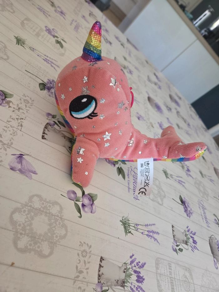 Peluche Poisson licorne