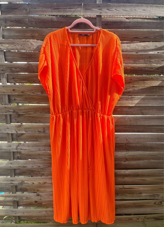 Robe longue orange - Taille XL