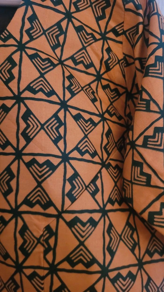 Robe mi-longue en wax - photo numéro 8