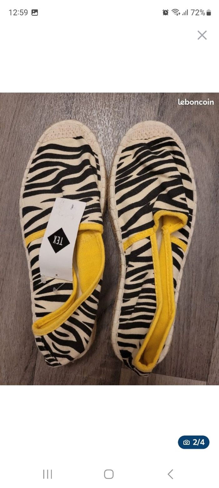 Paire d'espadrilles TEX (femme)-Pointure 38 - photo numéro 2