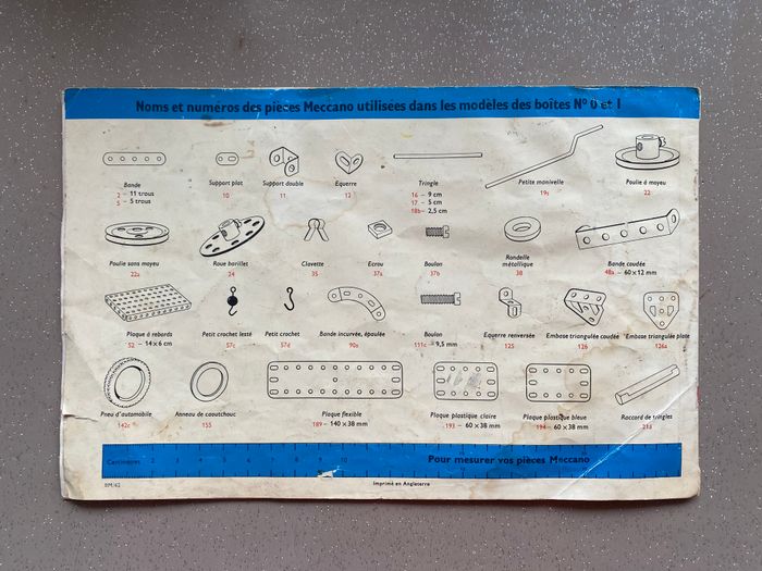 Manuel d’instructions pour boîte Meccano 0 et 1 - photo numéro 4