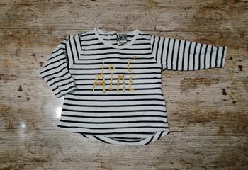 Joli t-shirt manches longues fille 3 mois TAO