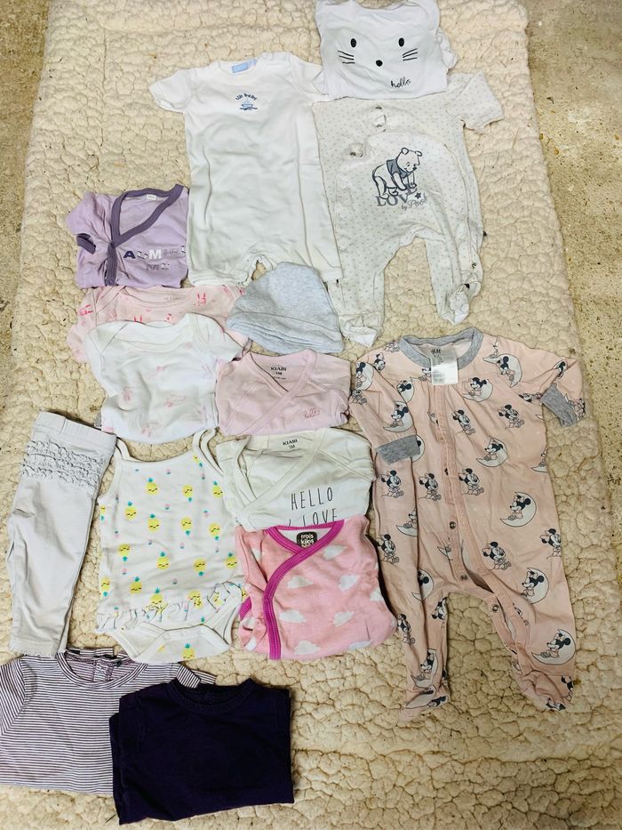 Lot bébé fille 1-3 mois
