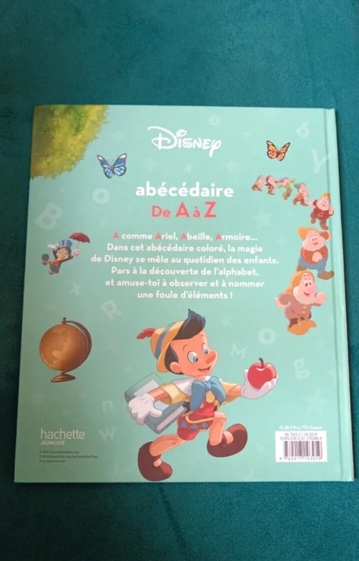 Livre Disney " De A à Z abécédaire" - photo numéro 2