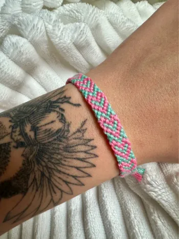 Bracelet brésilien motif cœur