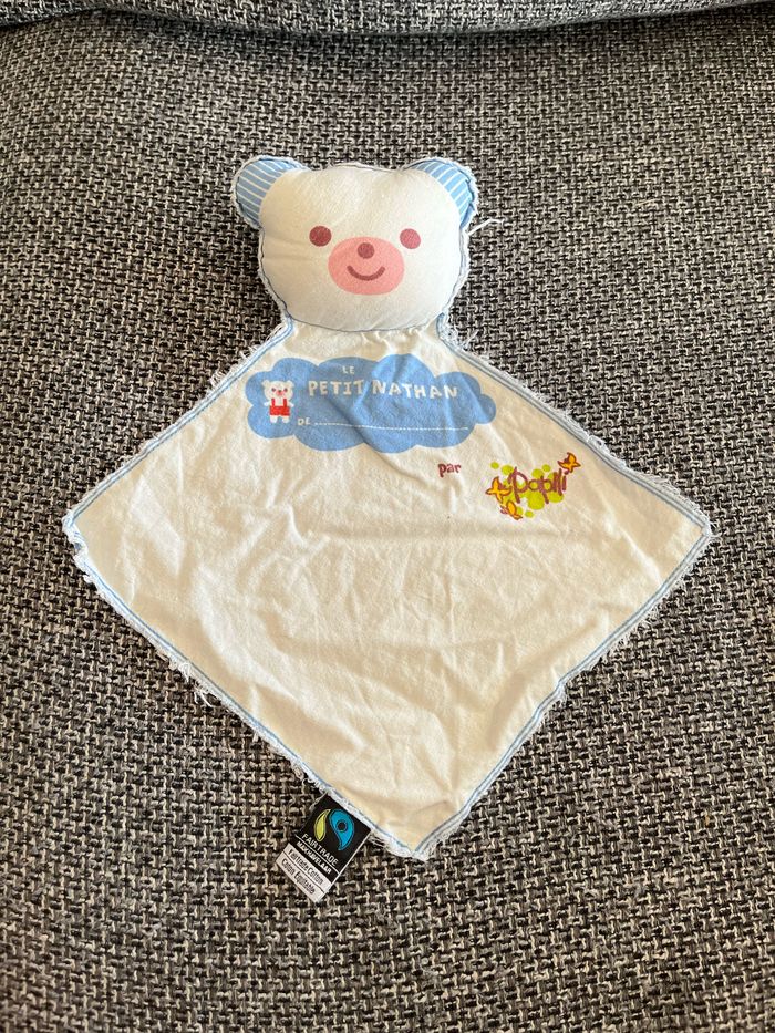 Doudou ours le petit Nathan
