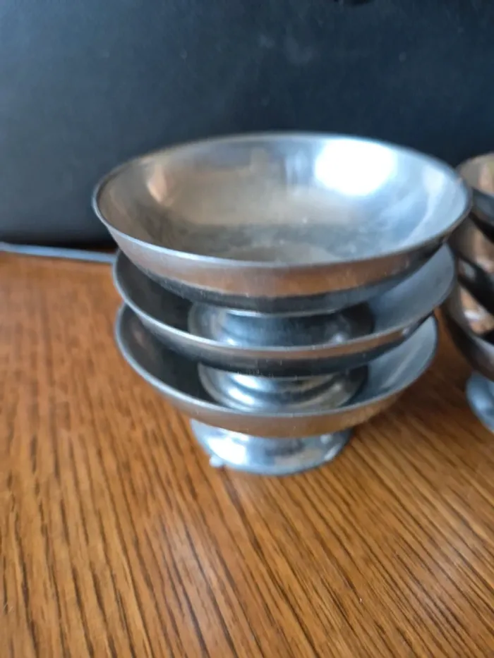 lot de 6 coupes en inox - photo numéro 2