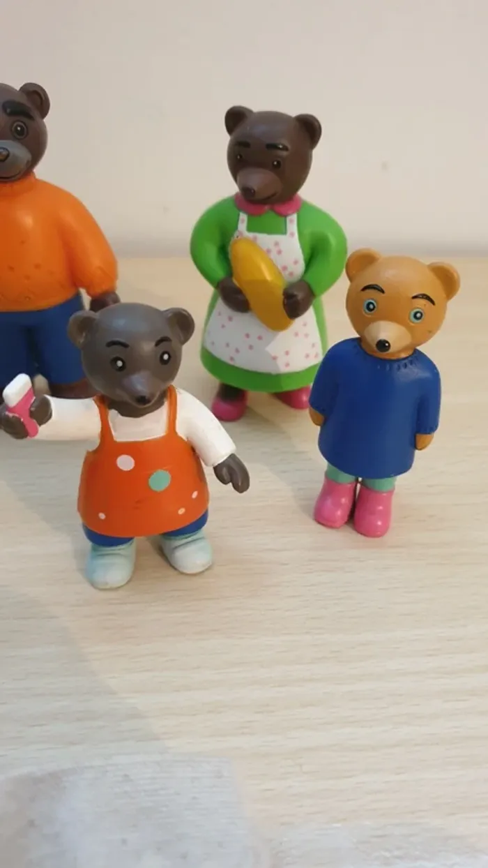 Lot petit ours brun dans son sac - photo numéro 5