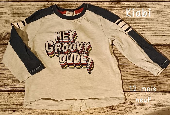 Tee-shirt manches longues 12 mois Neuf