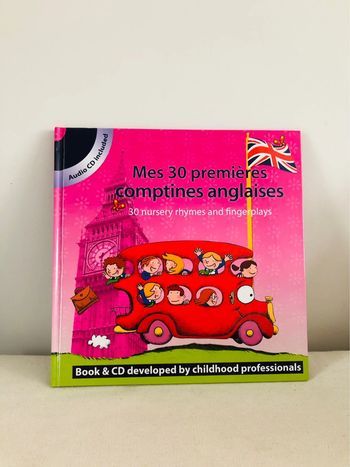 Livre mes 30 premières comptines anglaises avec CD neuf