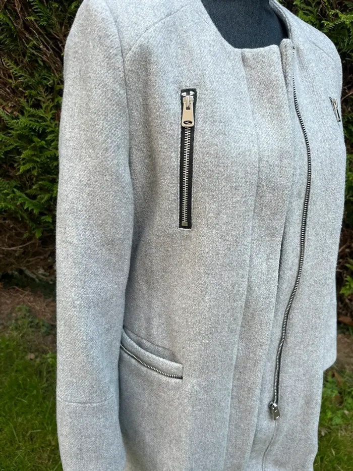 Veste - manteau - gris - Pimkie - taille 36 - photo numéro 4
