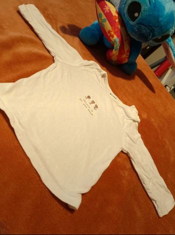 🌿 Pull Kiabi – Bébé fille 3 mois “Nature is all you need” 🌿