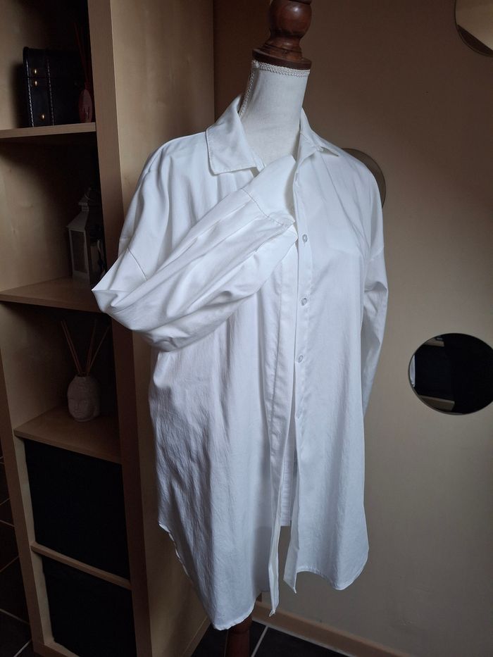 Chemise longue écru jasminah L/XL - photo numéro 1