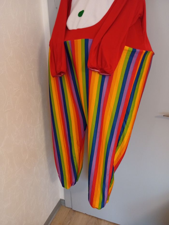 Rigolote combinaison clown multicolore M - photo numéro 3