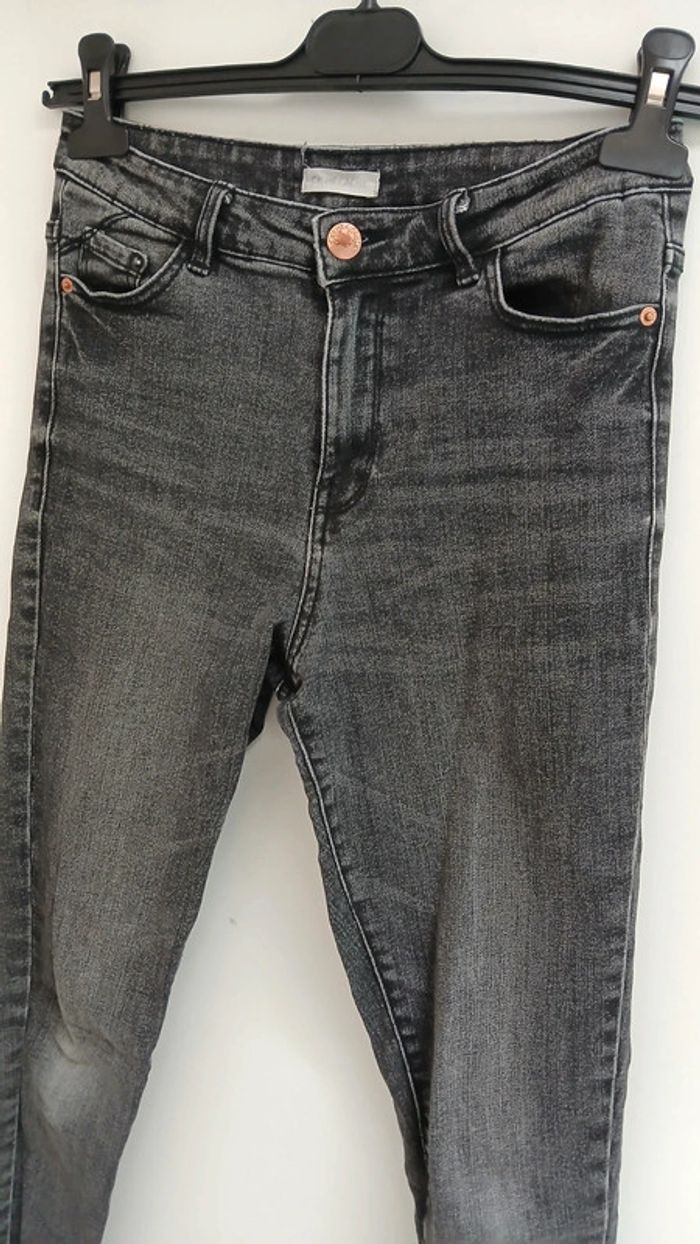 Jean skinny noir cache cache - photo numéro 2