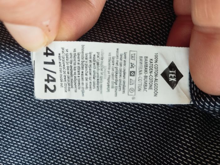 ✨ Chemise Slim Fit TEX - 100 % Coton - T 41/42 - photo numéro 5