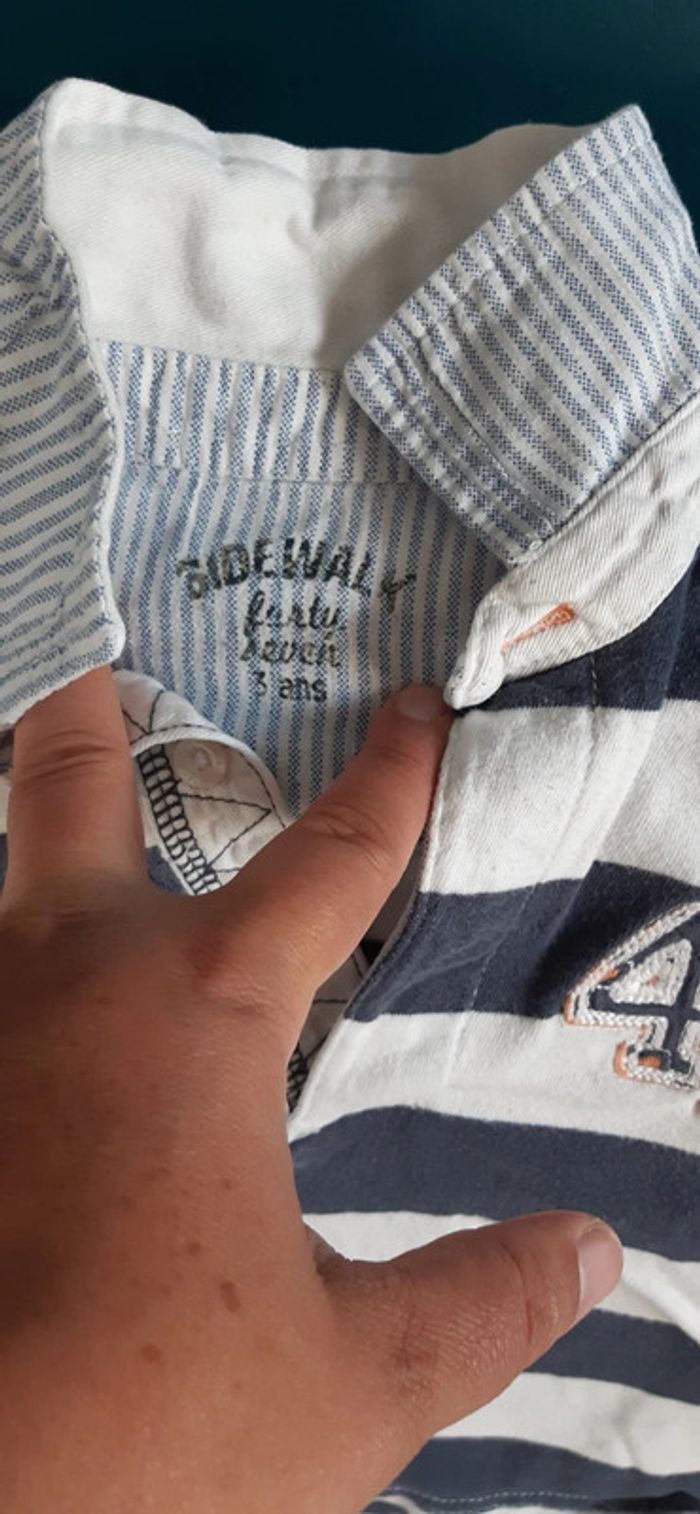 Polo manches longues 3 ans - photo numéro 2