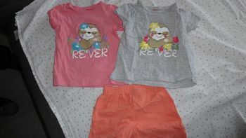 Lot pyjama short – 24 mois fille – lot C