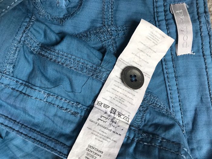 Pantalon léger 7/8ème bleu Promod 36/38 - photo numéro 4