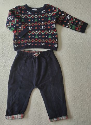 Tenue de Noël Sergent Major taille 18 mois