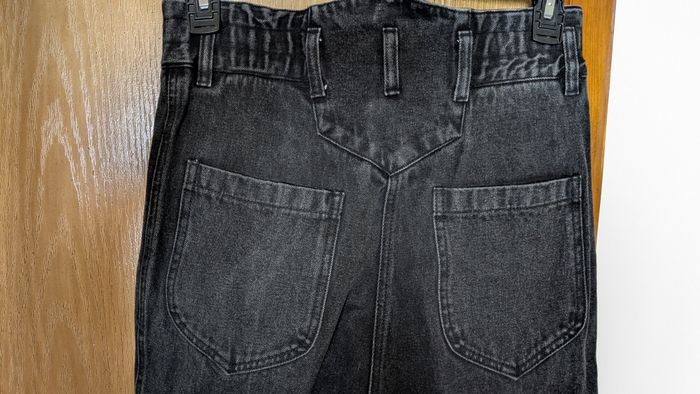 Jean noir, aspect "vieilli" et façon "grand-père", taille 42/44 - photo numéro 4