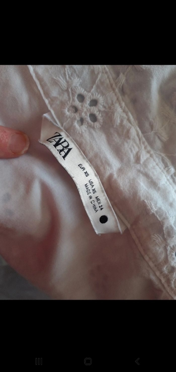 Belle Tunisie zara t xs peut s nid d'abeille blanche - photo numéro 10