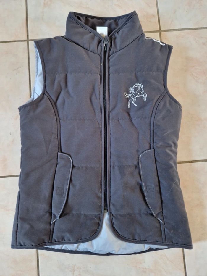 Veste 10 ans equitation fouganza grise