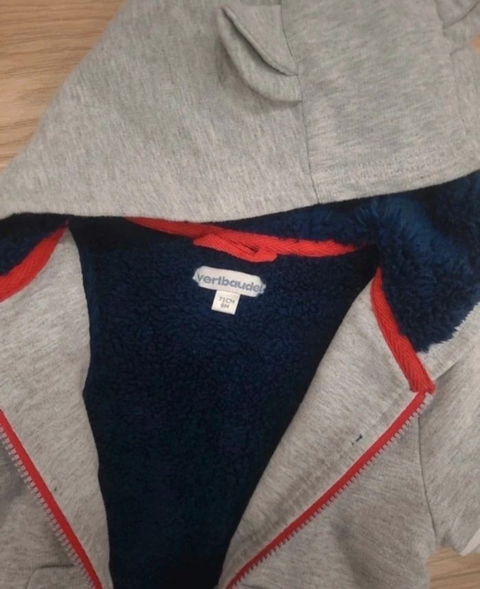 Gilet zippé fourré verbaudet - photo numéro 3