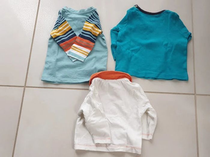 3 T- shirts Manche Longue 6 mois - photo numéro 8