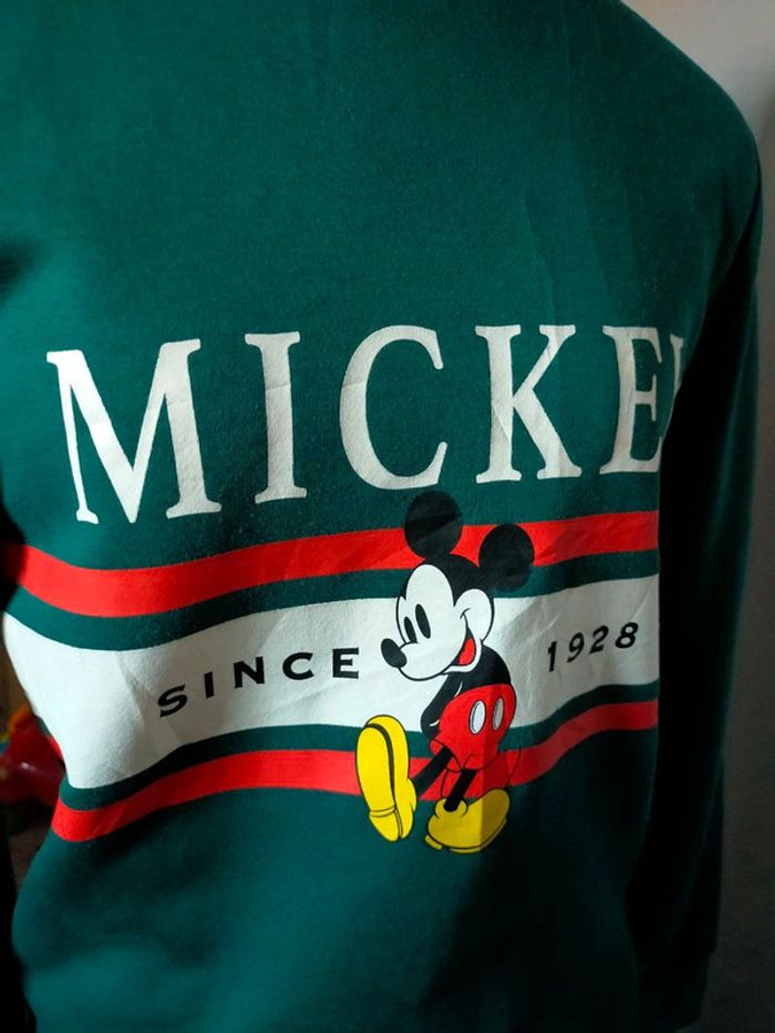 Sweat Disney Mickey vert – Primark – Taille XS - photo numéro 2