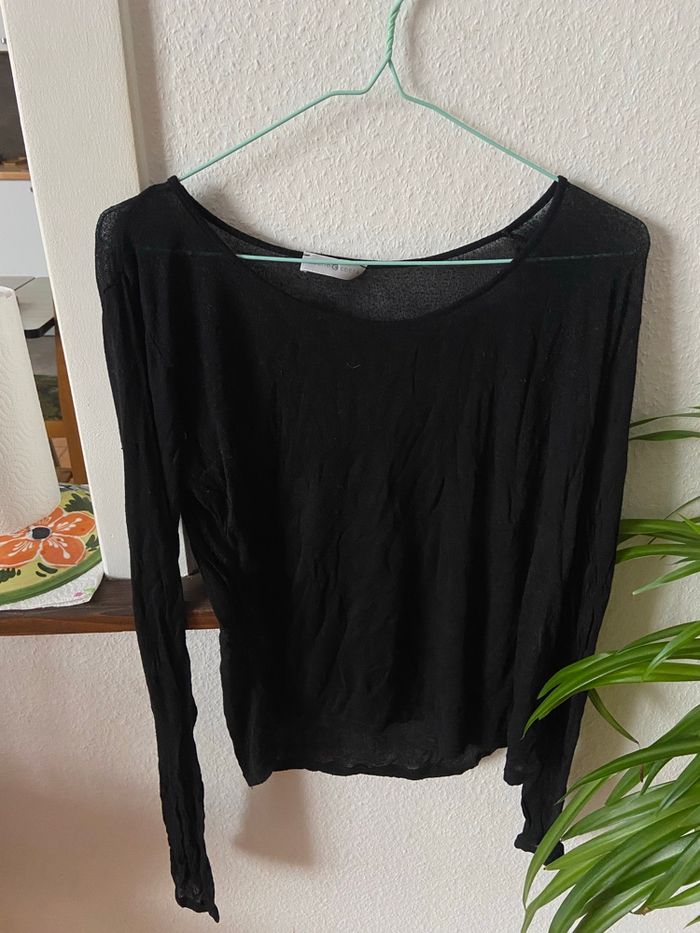 Haut noir transparent Cache-Cache - photo numéro 2