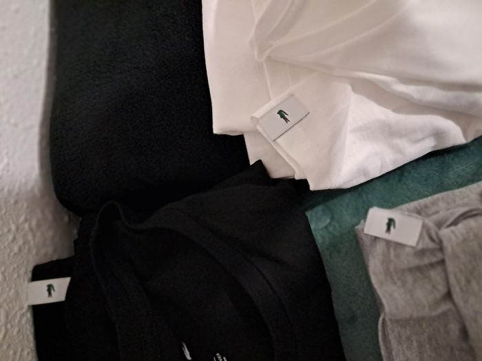 lot pantalons sweat xl et tees shirts lacoste - photo numéro 4