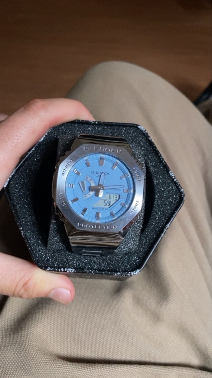 G Shock GM bleu ciel - photo numéro 3