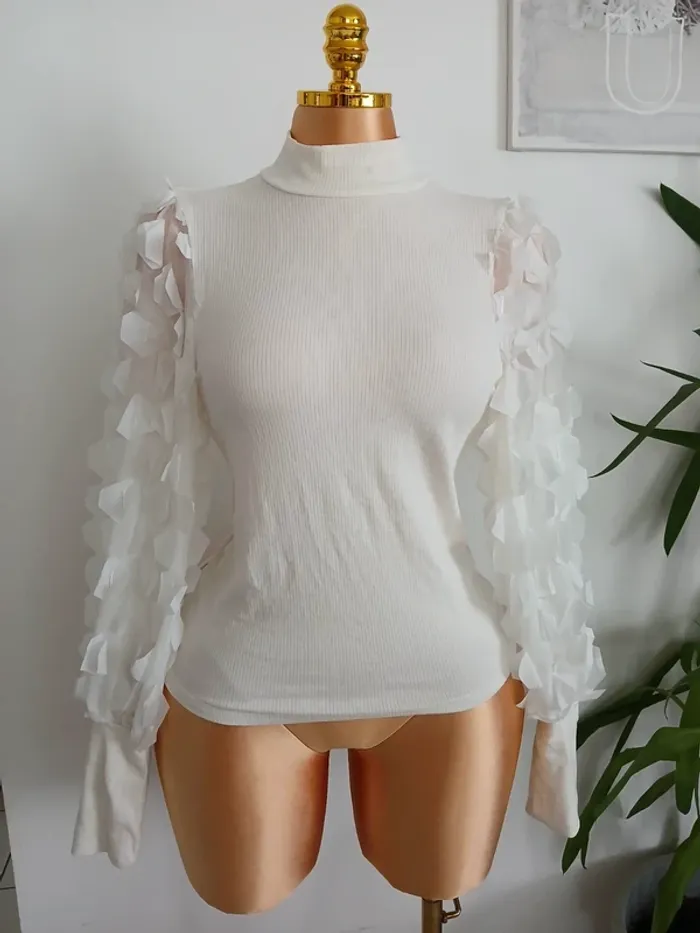 Joli Pull chic Neuve Taille M 🌿💝 - photo numéro 5