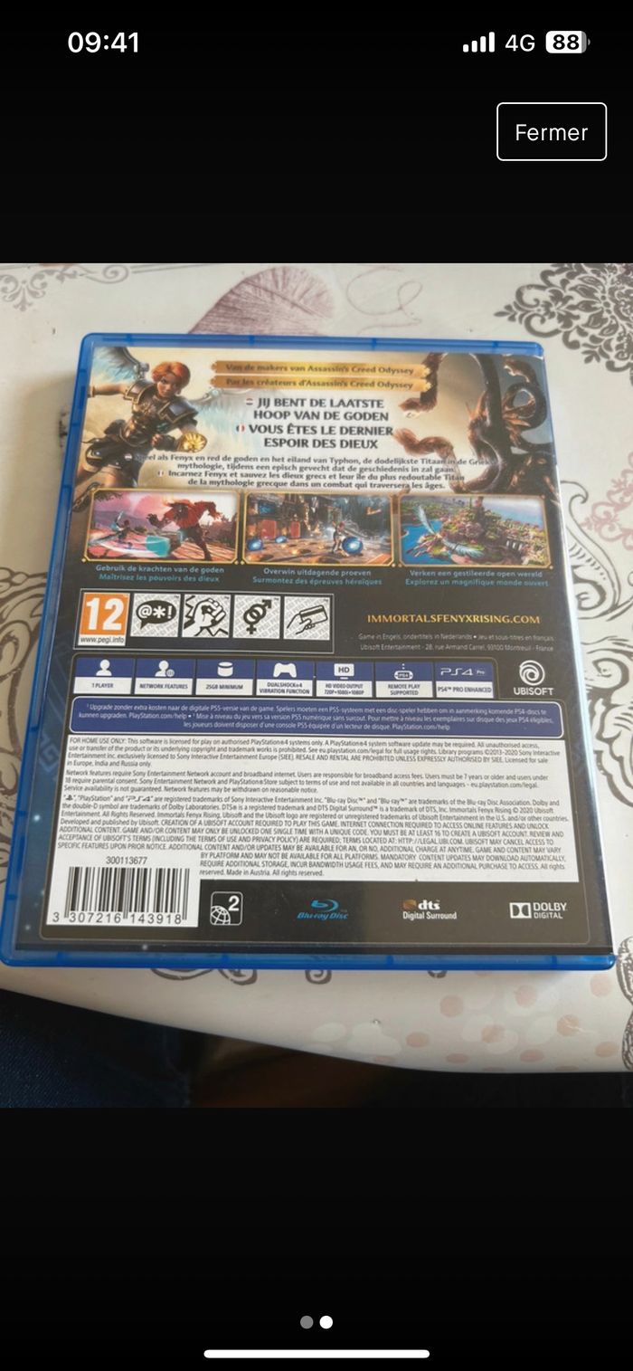 Jeux ps4 immortals fenyx rising - photo numéro 2