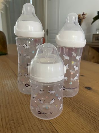 Lot de 3 biberons